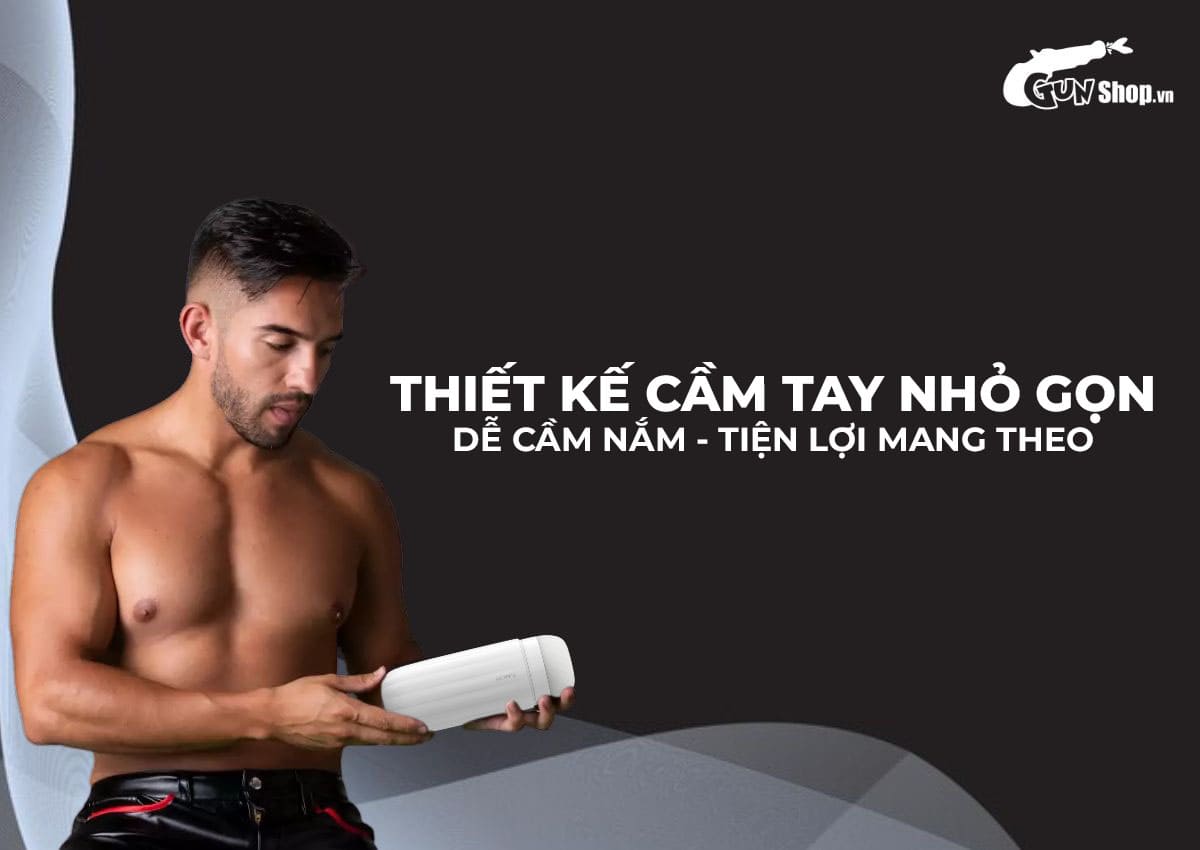 Âm đạo giả Svakom Sam Neo Trắng cao cấp tại Gunshop