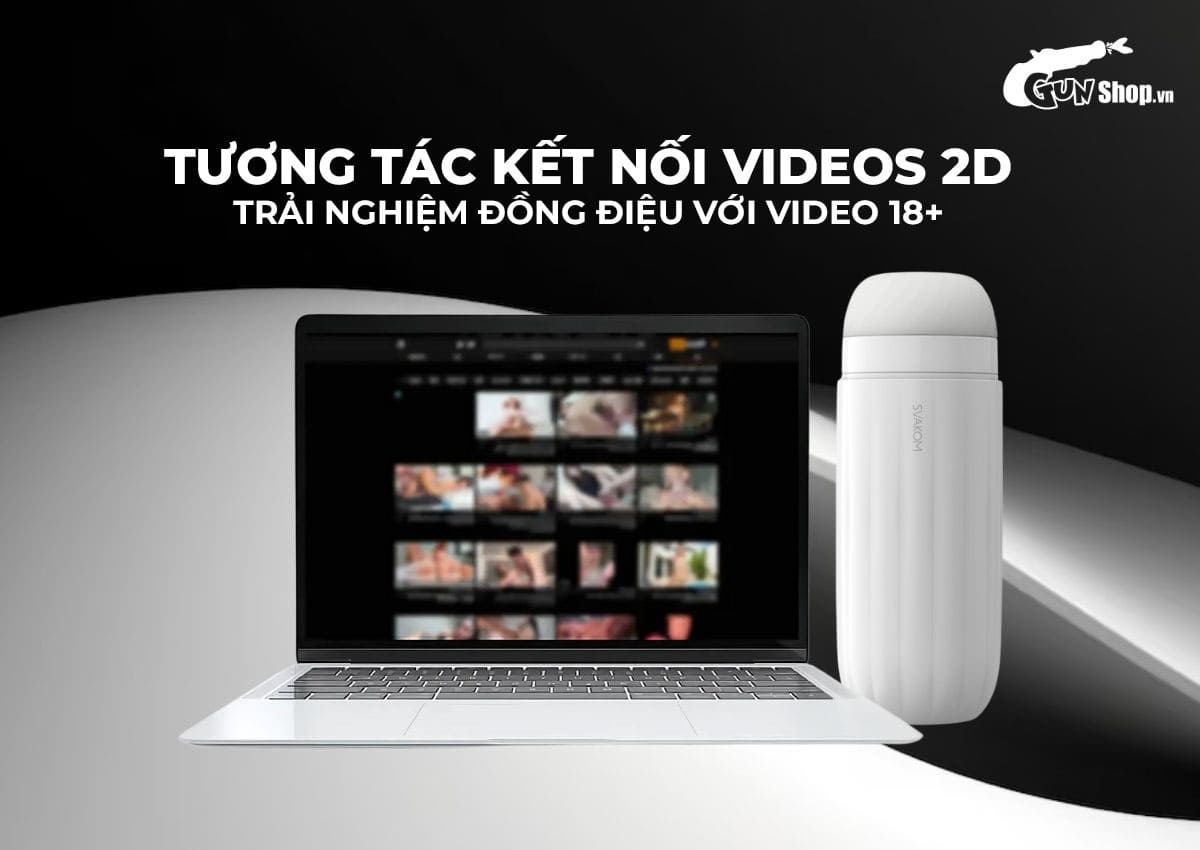 Âm đạo giả Svakom Sam Neo Trắng cao cấp tại Gunshop