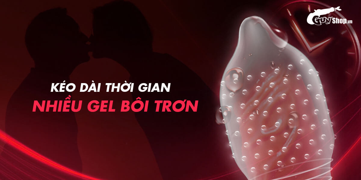 Bao cao su Feel Euphoria 4 in 1 nhiều gel bôi trơn