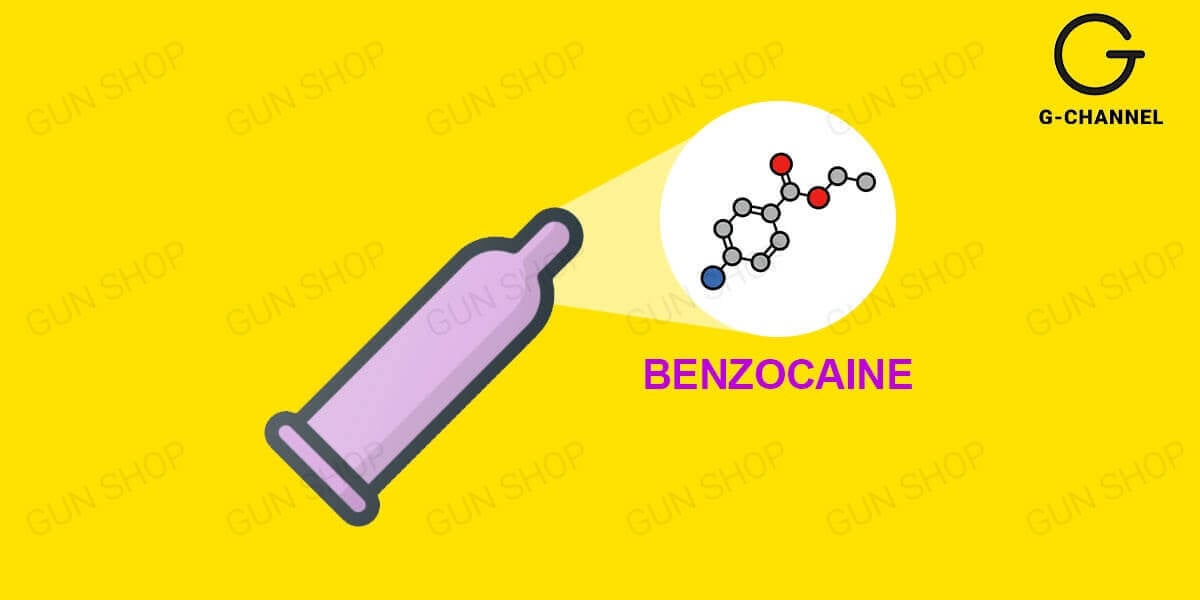 Benzocaine: Chất bôi trơn đặc biệt trên bao cao su giúp kéo dài thời gian quan hệ