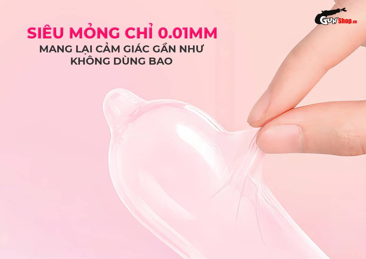 Bao cao su Okamoto 0.01 PU chính hãng tại Gunshop