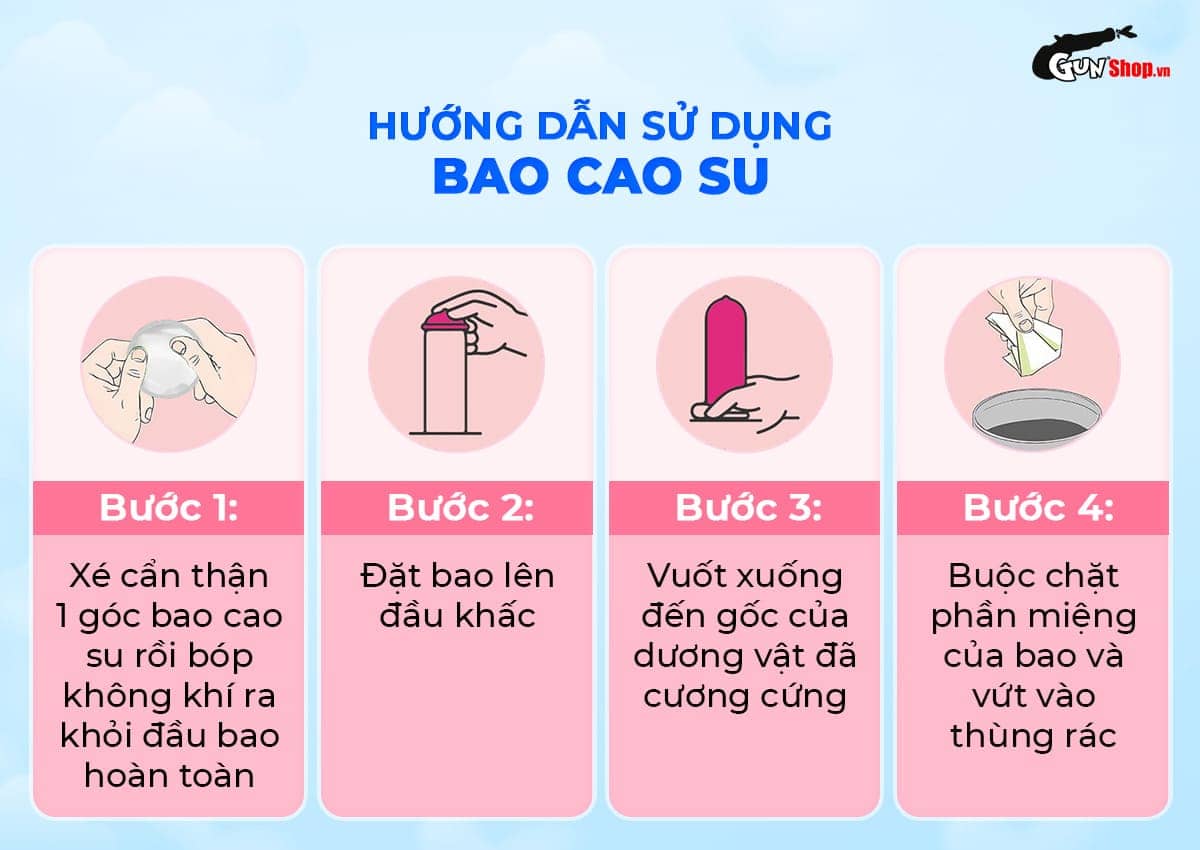Hướng dẫn cách sử dụng bao cao su Okamoto 0.03 Platinum đúng cách