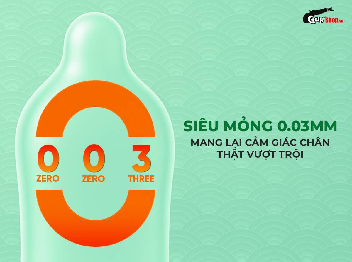 Bao cao su Okamoto 0.03 Real Fit chính hãng tại Gunshop