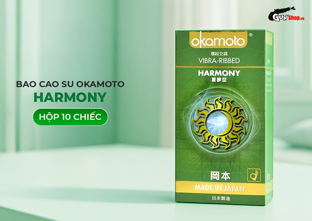 Bao cao su Okamoto Harmony chính hãng tại Gunshop