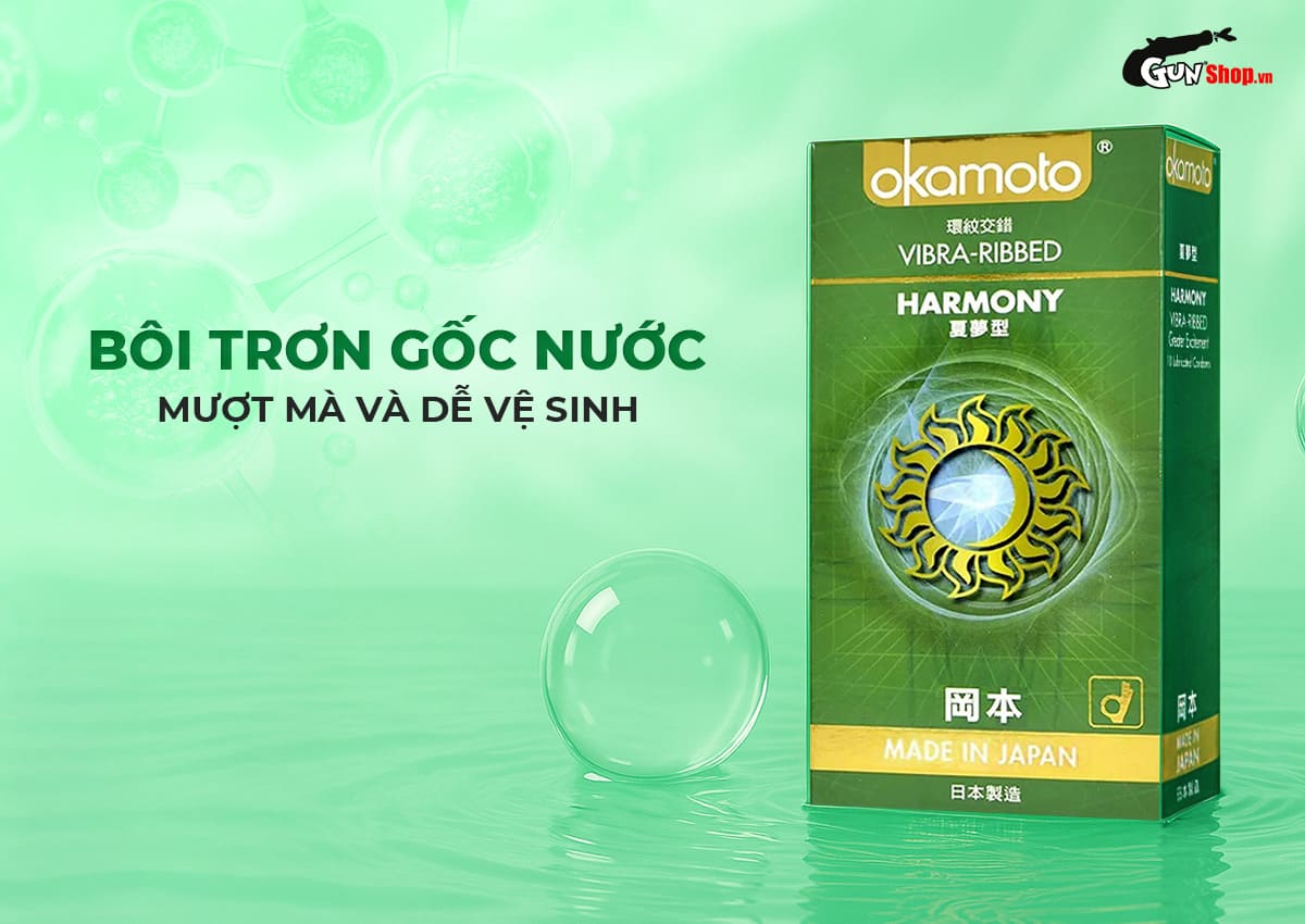 Bao cao su Okamoto Harmony chính hãng tại Gunshop