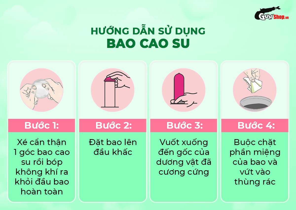 Hướng dẫn cách sử dụng Bao cao su Okamoto Harmony