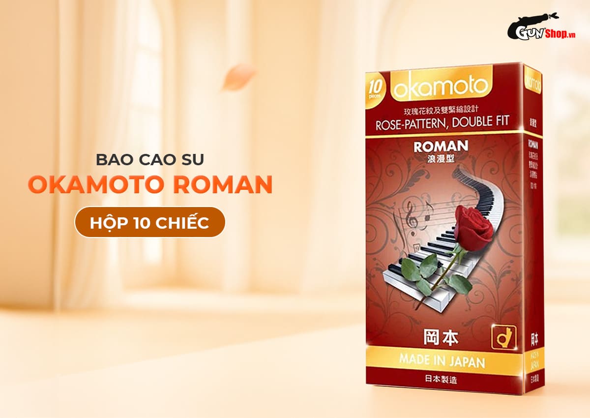 Bao cao su Okamoto Roman chính hãng tại Gunshop