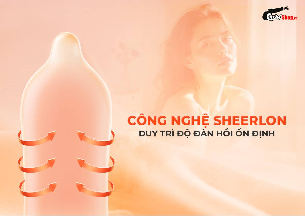 Bao cao su Okamoto Skinless Skin Orange Super Lubricative chính hãng tại Gunshop
