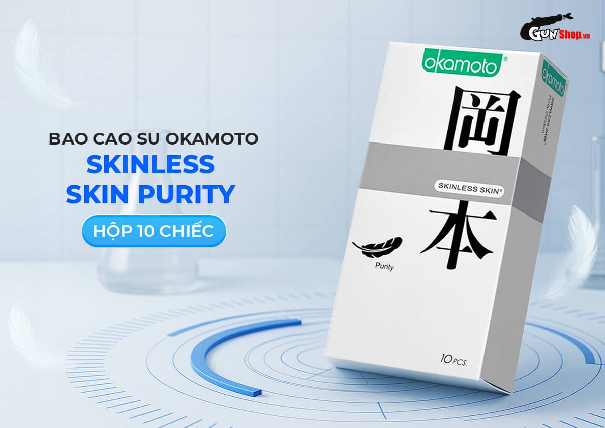 Bao cao su Okamoto Skinless Skin Purity chính hãng tại Gunshop