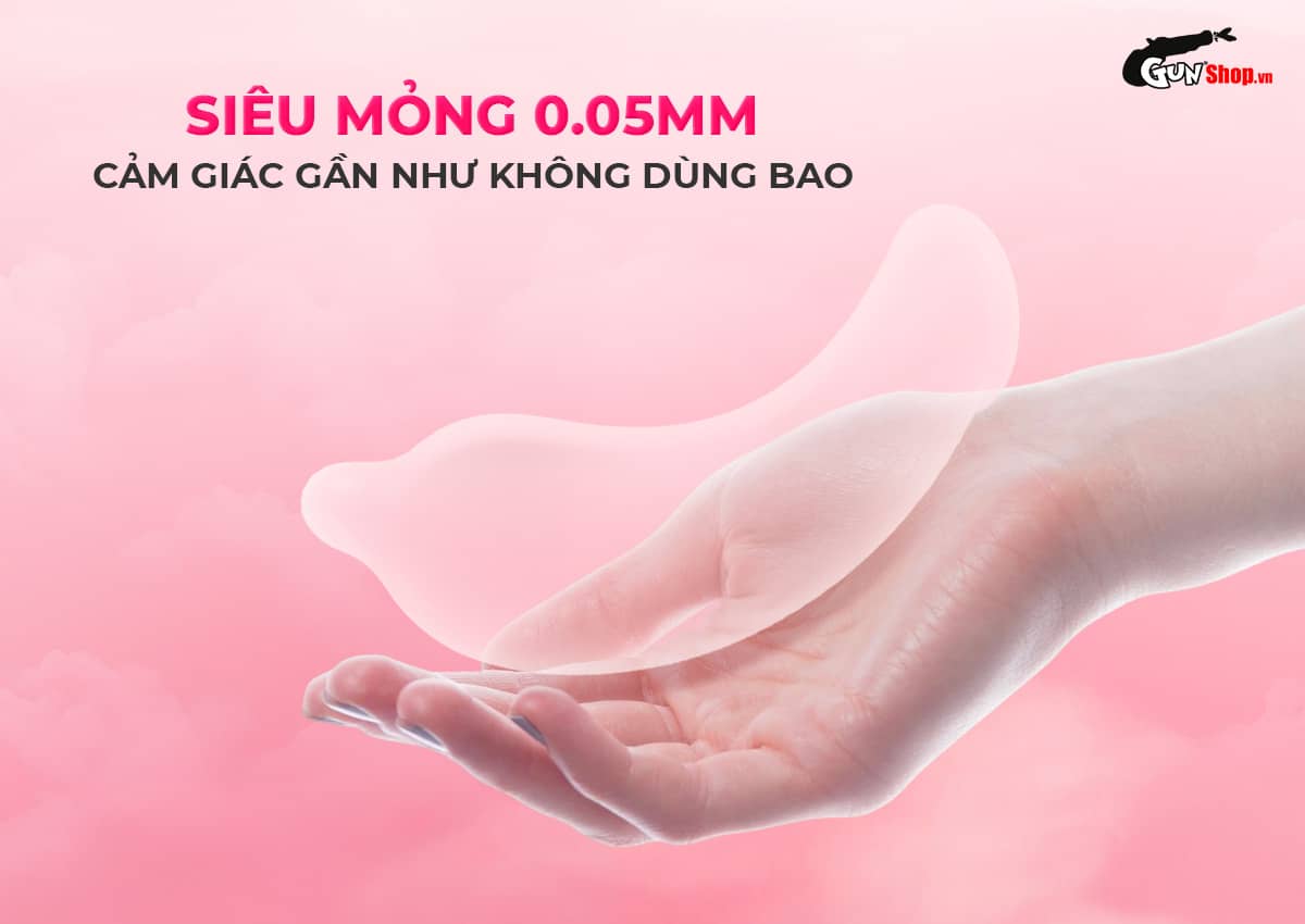 Bao cao su Okamoto Skinless Skin Vanilla chính hãng tại Gunshop