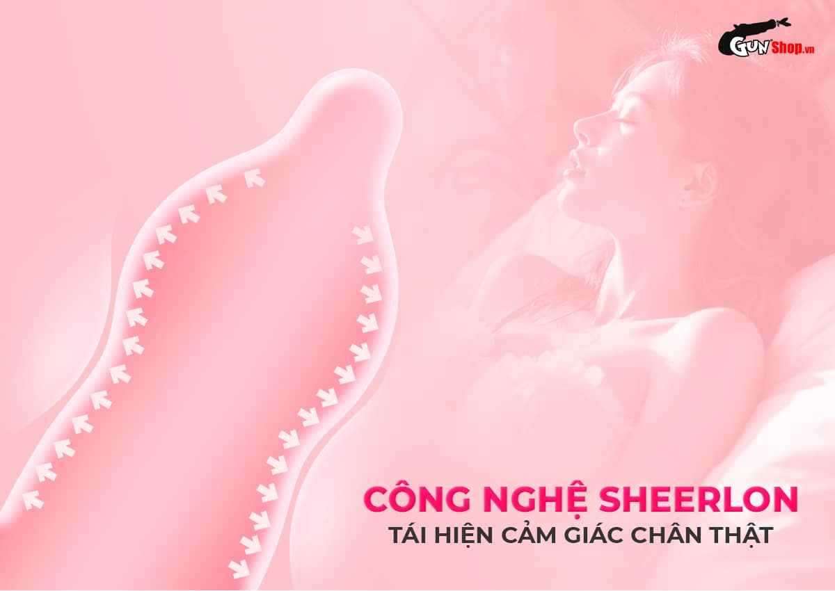 Bao cao su Okamoto Skinless Skin Vanilla chính hãng tại Gunshop