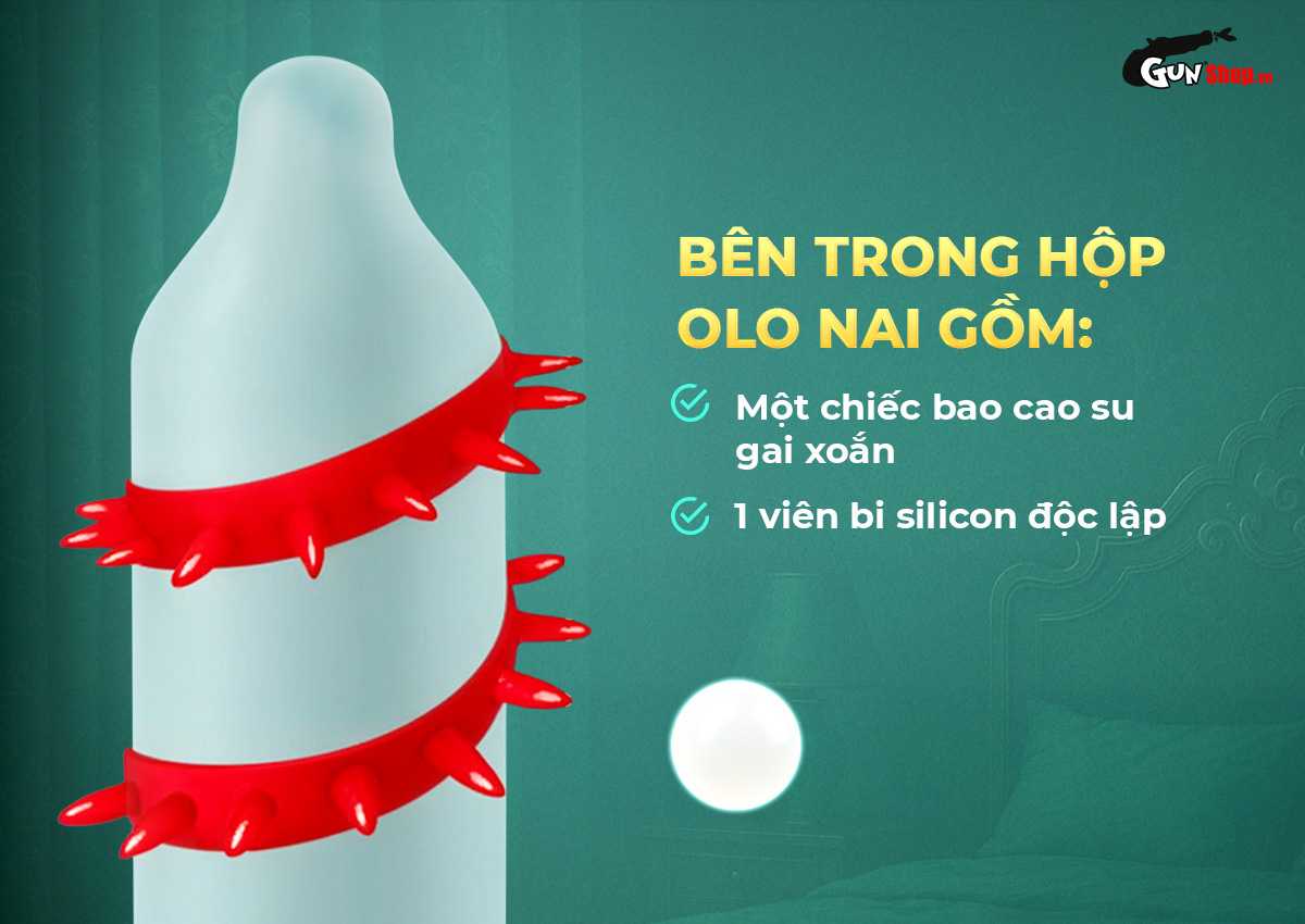 Bao cao su OLO Kỳ lân giá rẻ tại Gunshop
