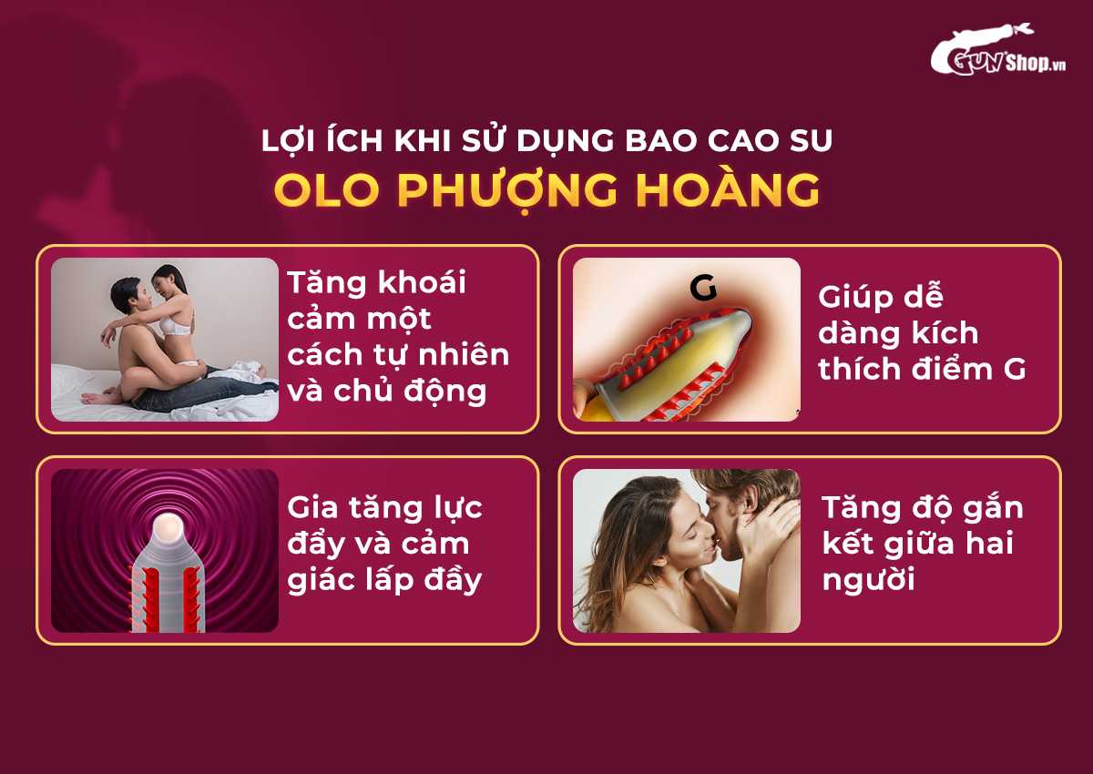 Lợi ích khi sử dụng bao cao su gai OLO Phượng hoàng
