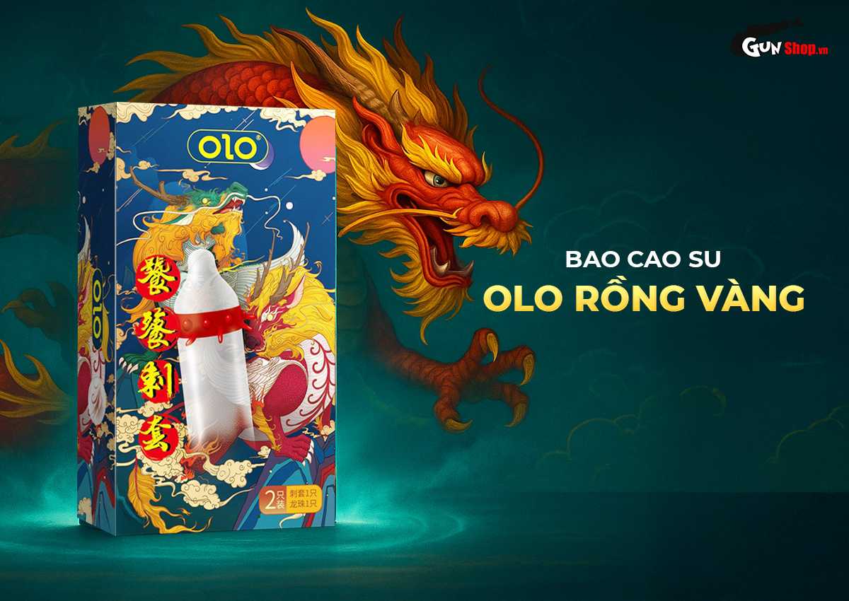 Bao cao su OLO Rồng vàng giá rẻ tại Gunshop