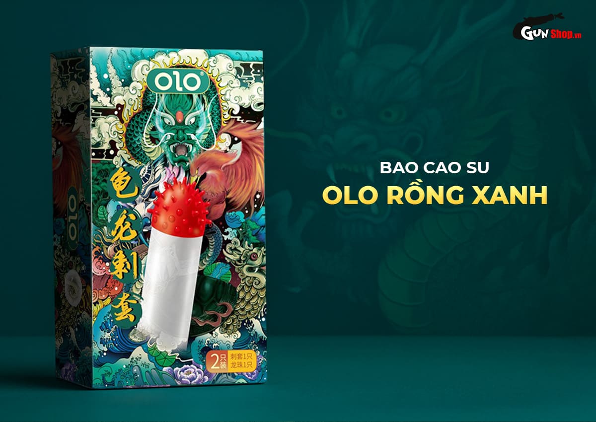 Bao cao su OLO Rồng xanh chính hãng tại Gunshop