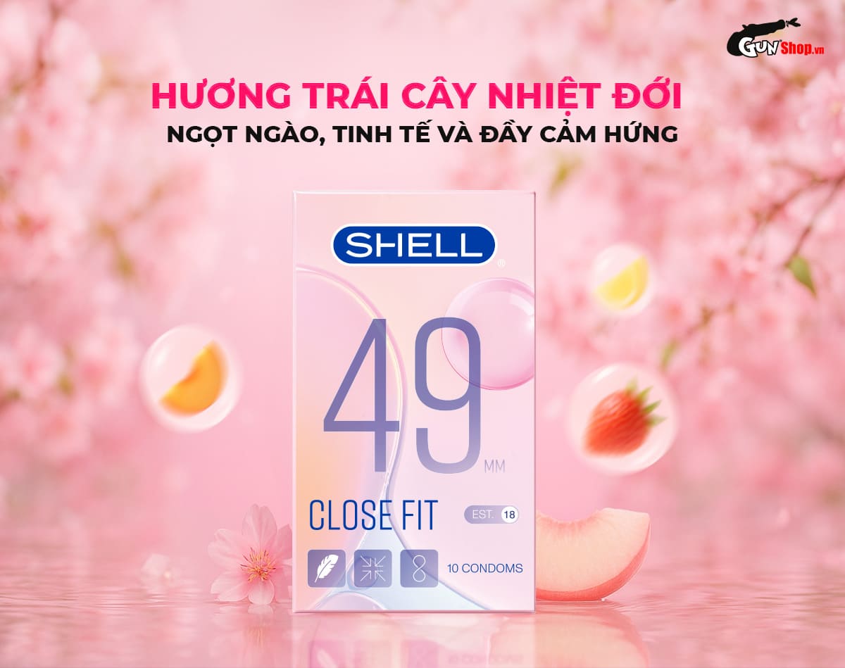 Bao cao su Shell Close Fit chính hãng cao cấp tại Gunshop.vn