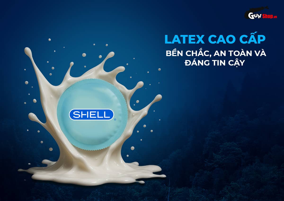 Bao cao su Shell Cool Prolong - Hộp 10 cái chính hãng tại Gunshop