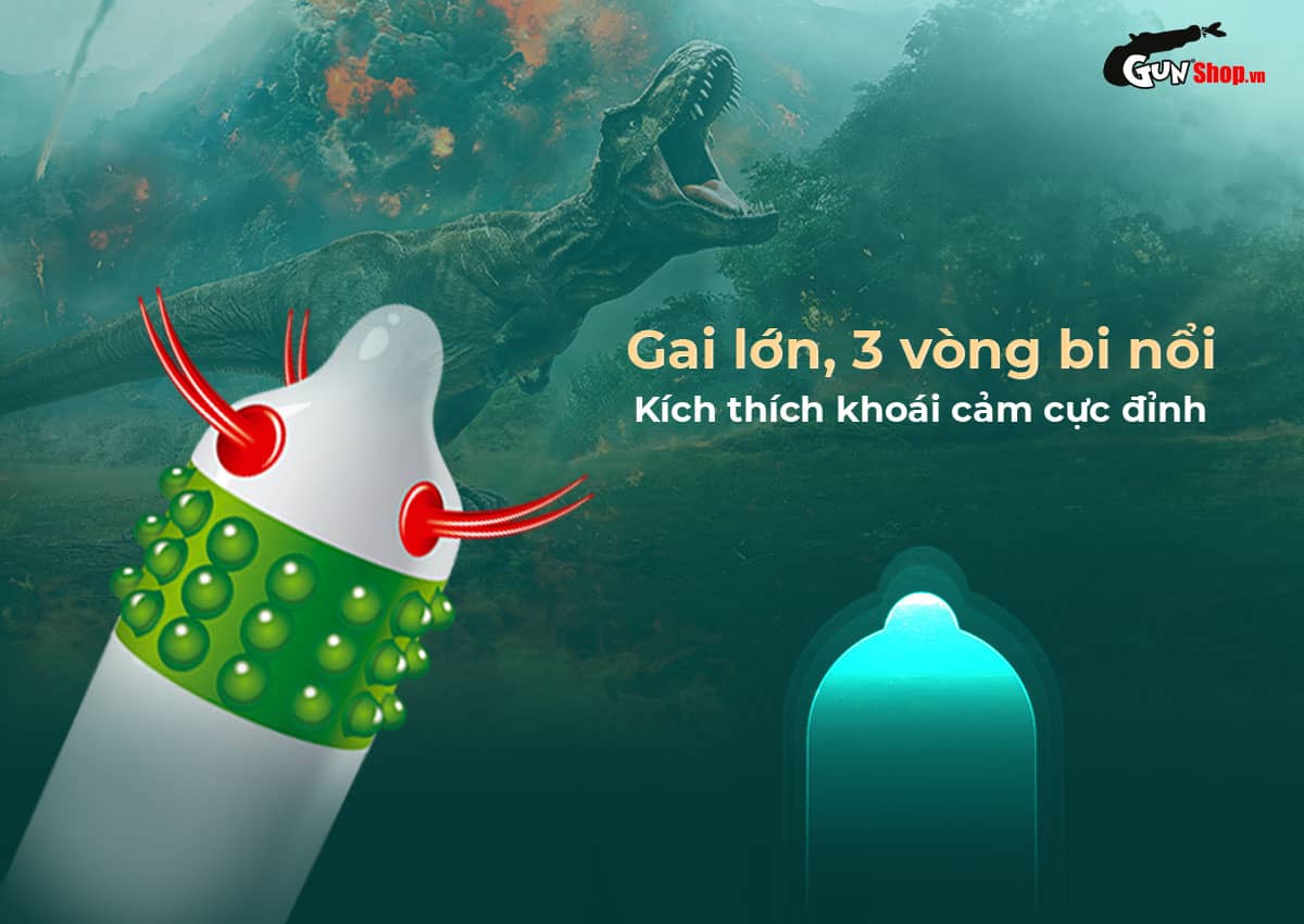 Bao cao su Shell Dino Dora chính hãng, giá rẻ tại Gunshop