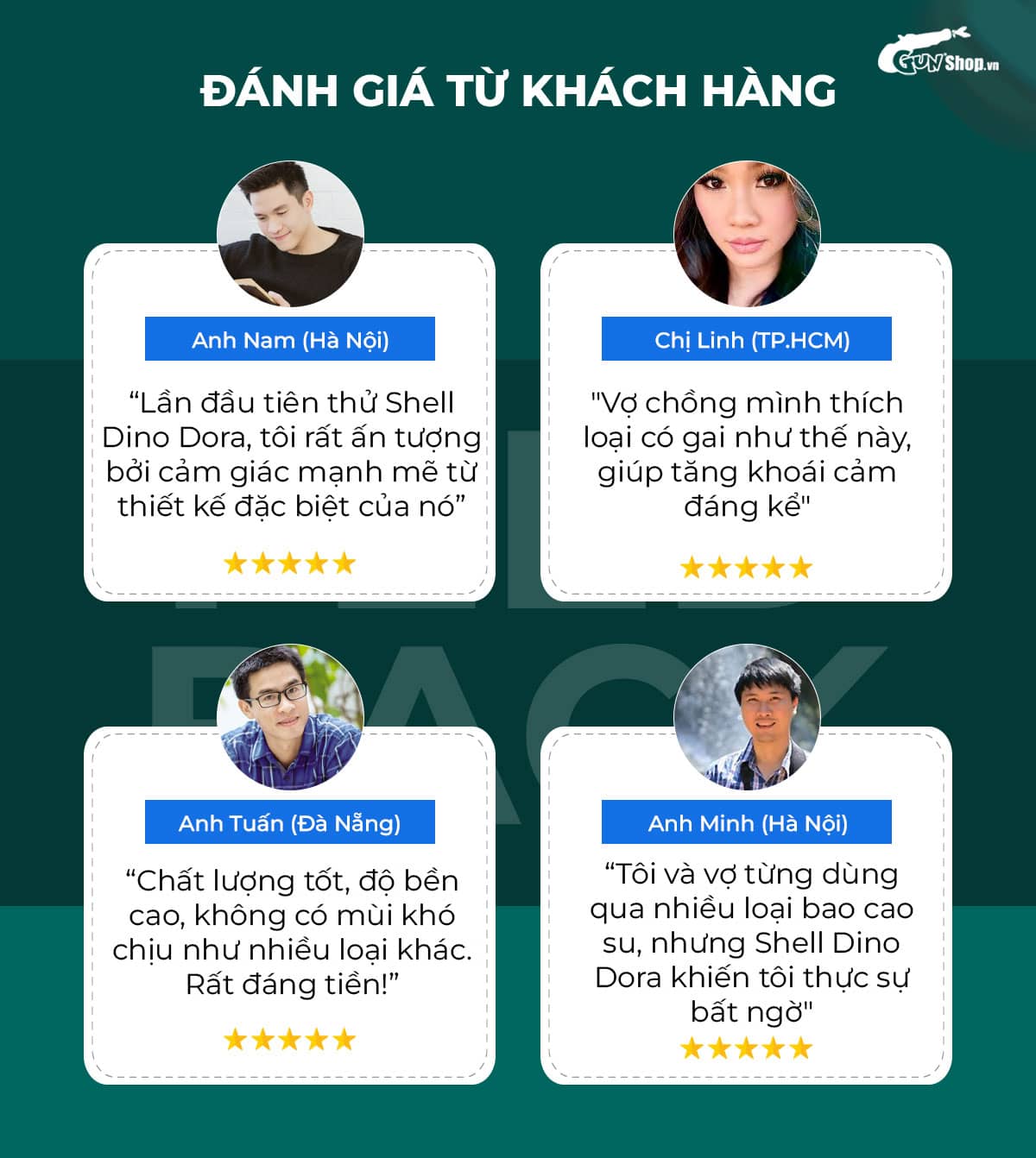 Đánh giá bao cao su Shell Dino Dora từ người dùng Gunshop
