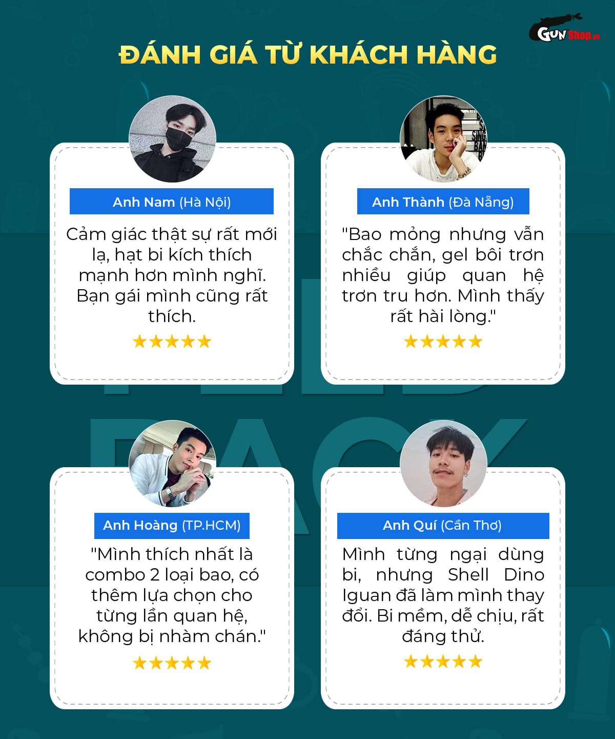 Khách hàng nói gì về bao cao su Shell Dino Iguan?