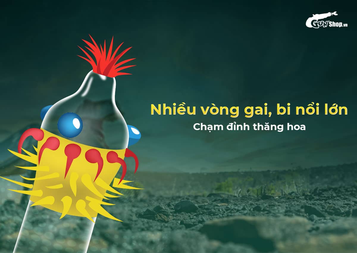 Bao cao su Shell Dino T-rex chính hãng tại Gunshop.vn