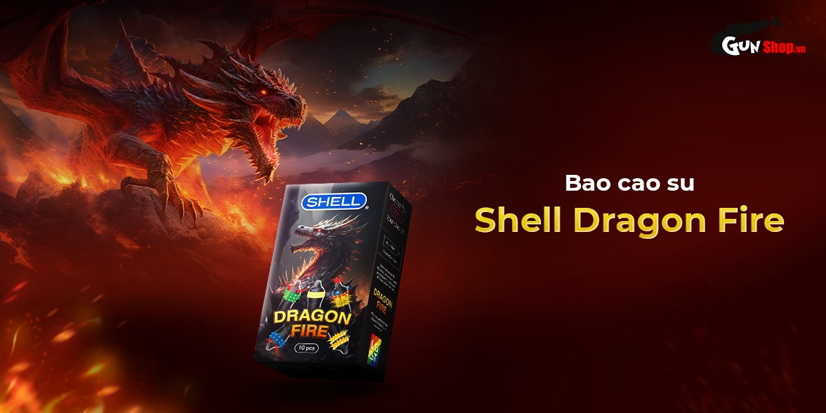 Bao cao su Shell Dragon Fire chính hãng tại Gunshop.vn