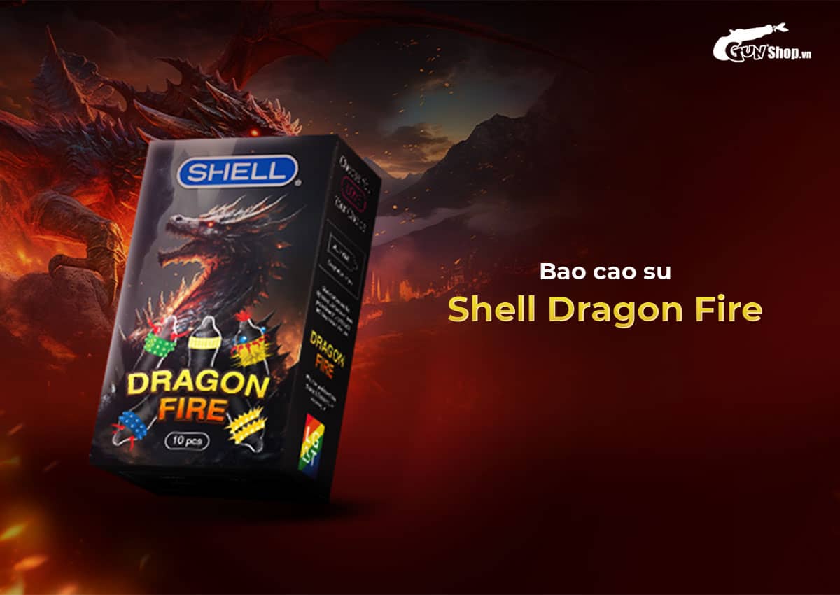 Bao cao su Shell Dragon Fire chính hãng tại Gunshop.vn