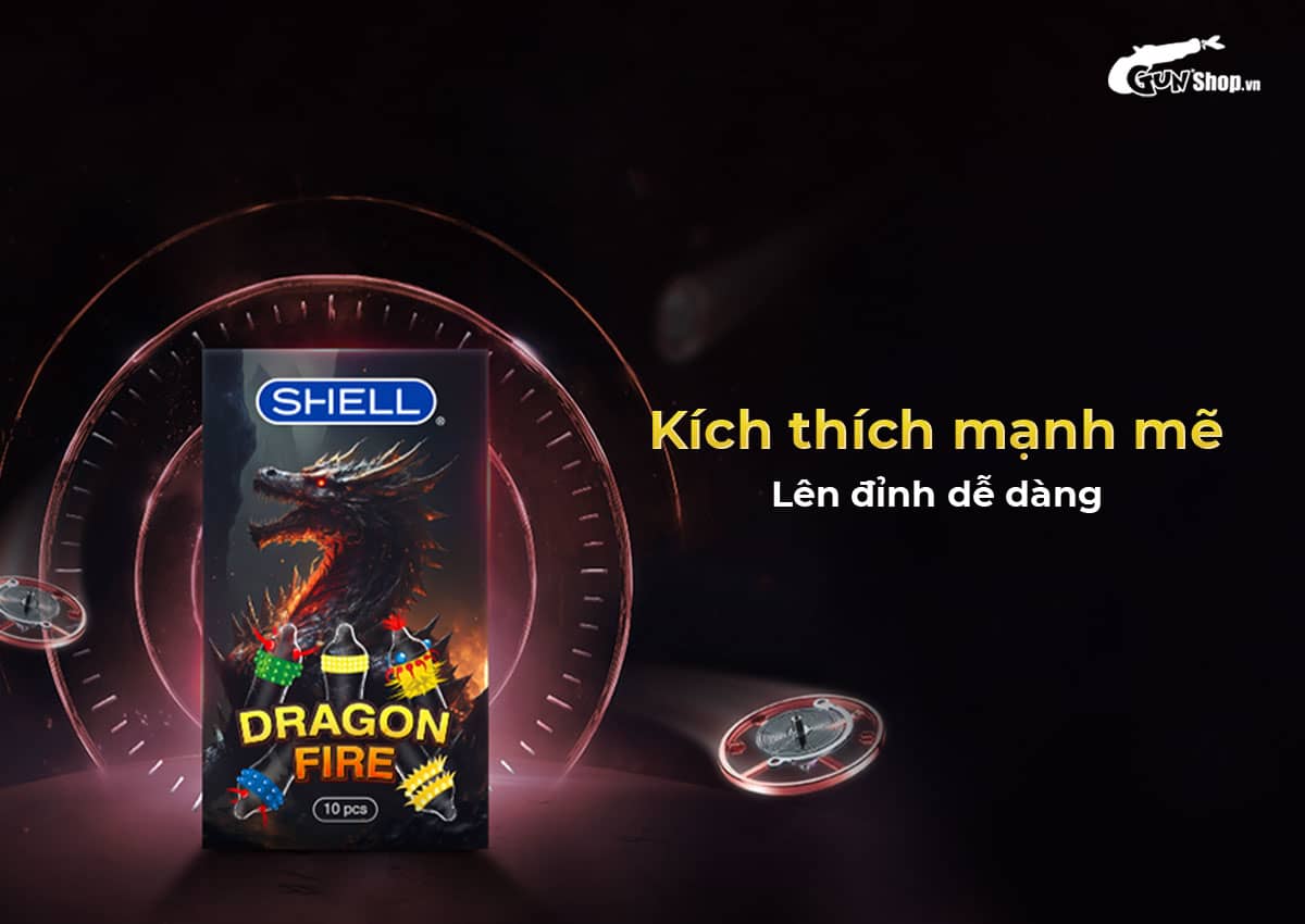 Bao cao su Shell Dragon Fire chính hãng tại Gunshop.vn