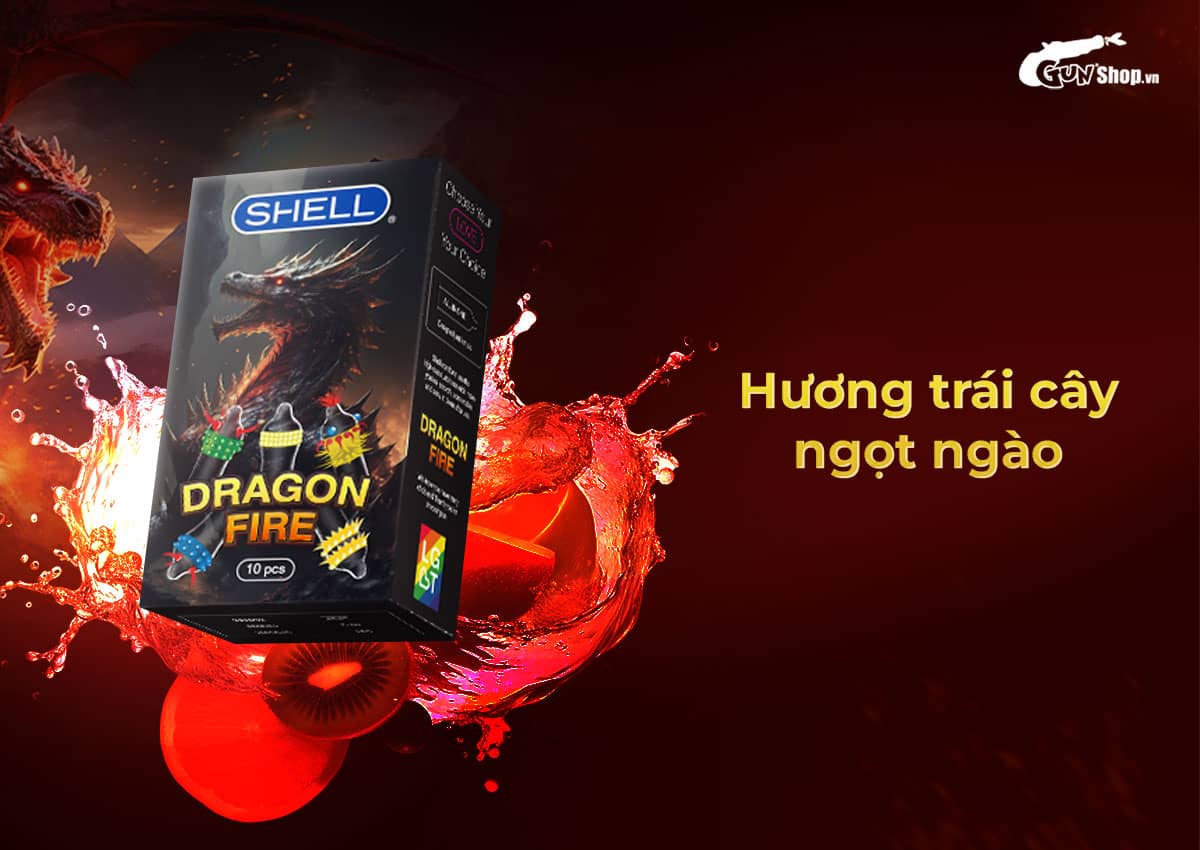 Bao cao su Shell Dragon Fire chính hãng tại Gunshop.vn