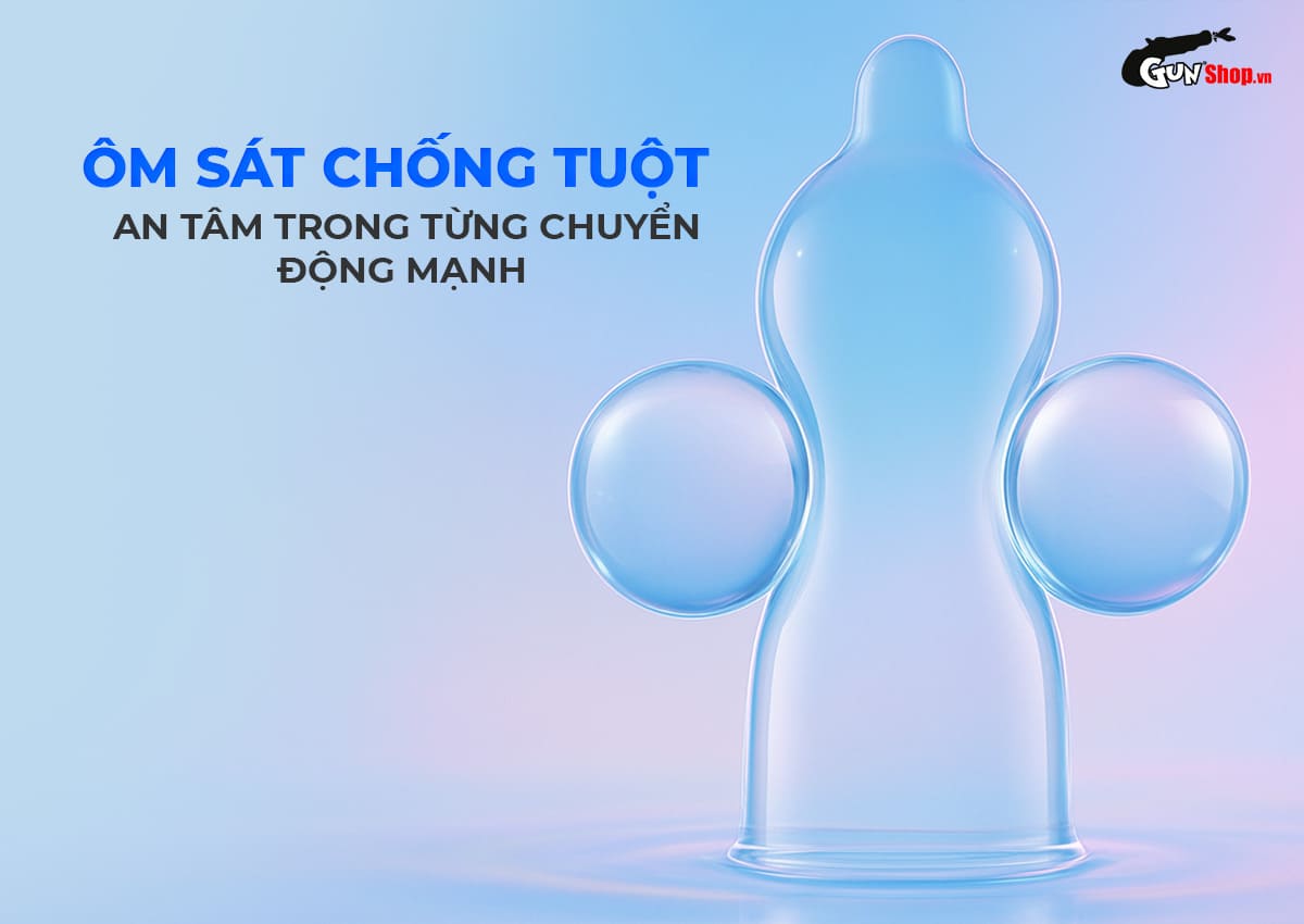 Bao cao su Shell Intense - Hộp 3 cái chính hãng tại Gunshop