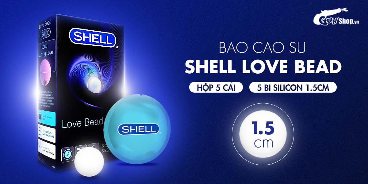 Bao cao su Shell Love Bead cao cấp giá rẻ tại Gunshop