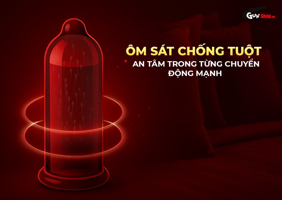 Bao cao su Shell Performax 6 in 1 - Hộp 3 cái cao cấp tại Gunshop