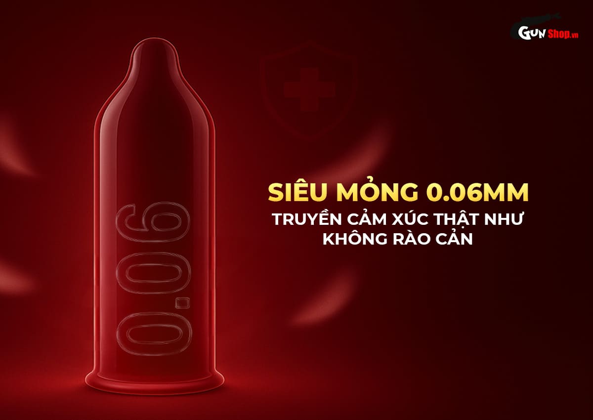 Bao cao su Shell Performax 6 in 1 - Hộp 3 cái cao cấp tại Gunshop