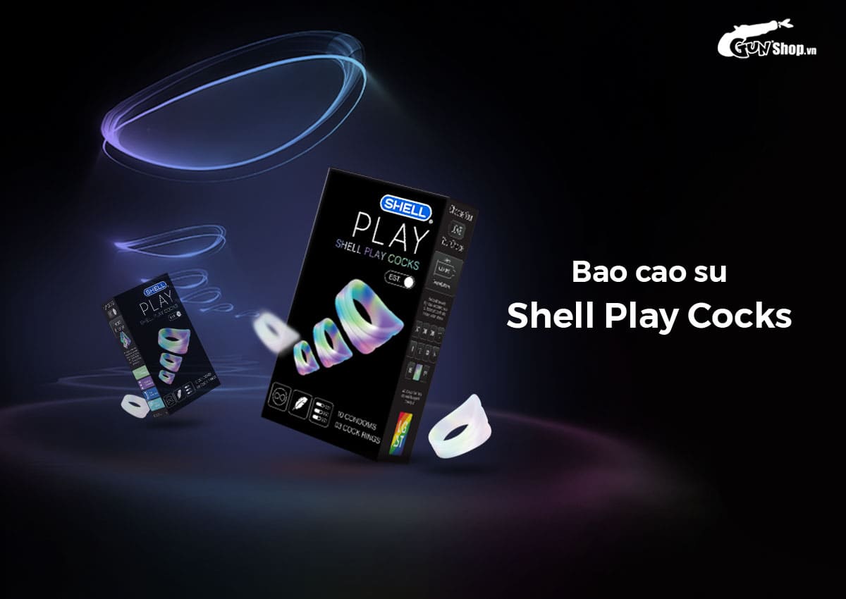 Bao cao su Shell Play Cocks chính hãng tại Gunshop.vn