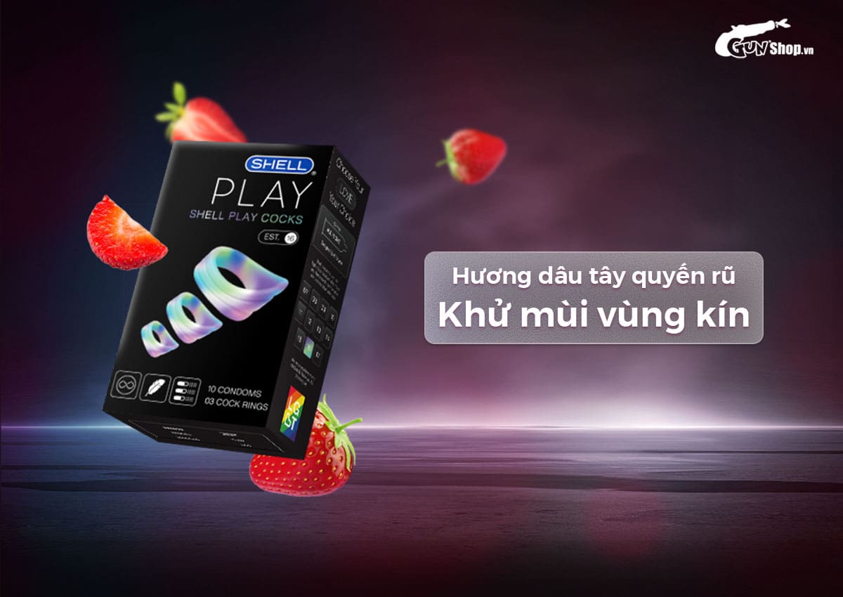 Bao cao su Shell Play Cocks chính hãng tại Gunshop.vn