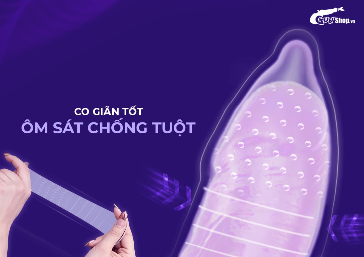 Bao cao su Shell Play Jelly cao cấp chính hãng tại Gunshop