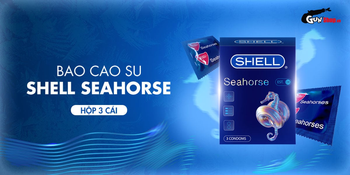 Bao cao su Shell Seahorse chính hãng giá rẻ tại Gunshop
