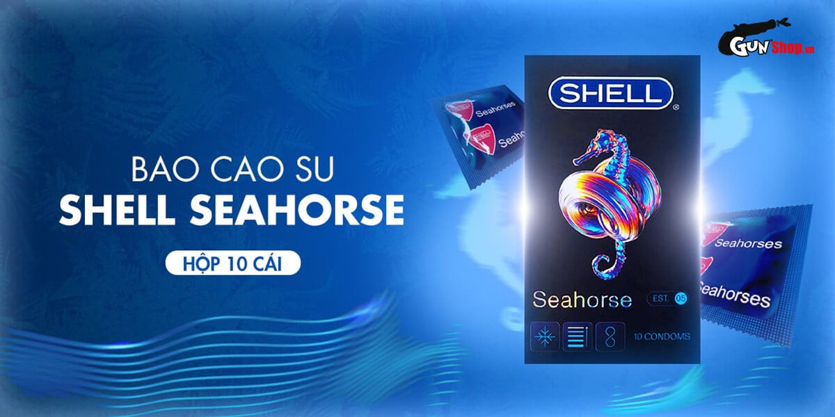 Bao cao su Shell Seahorse chính hãng giá rẻ tại Gunshop