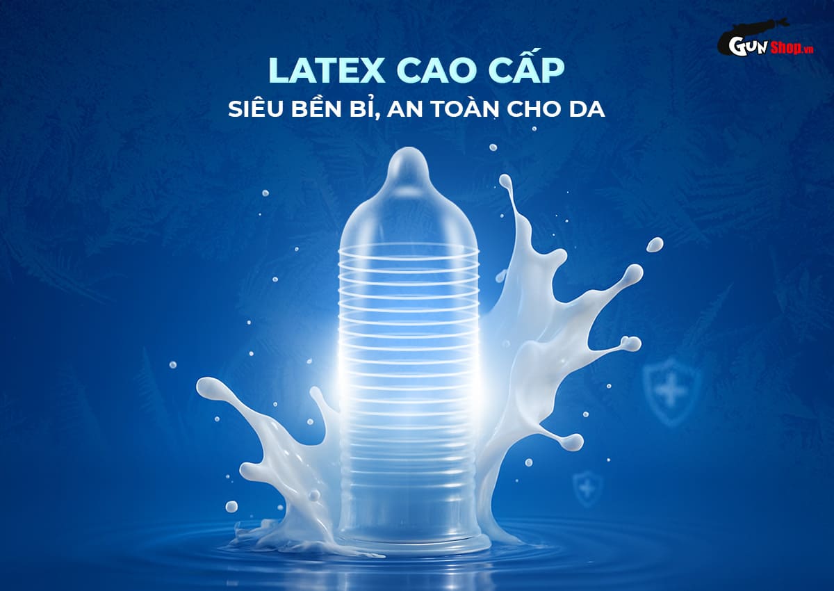 Bao cao su Shell Seahorse - Hộp 3 cái cao cấp tại Gunshop
