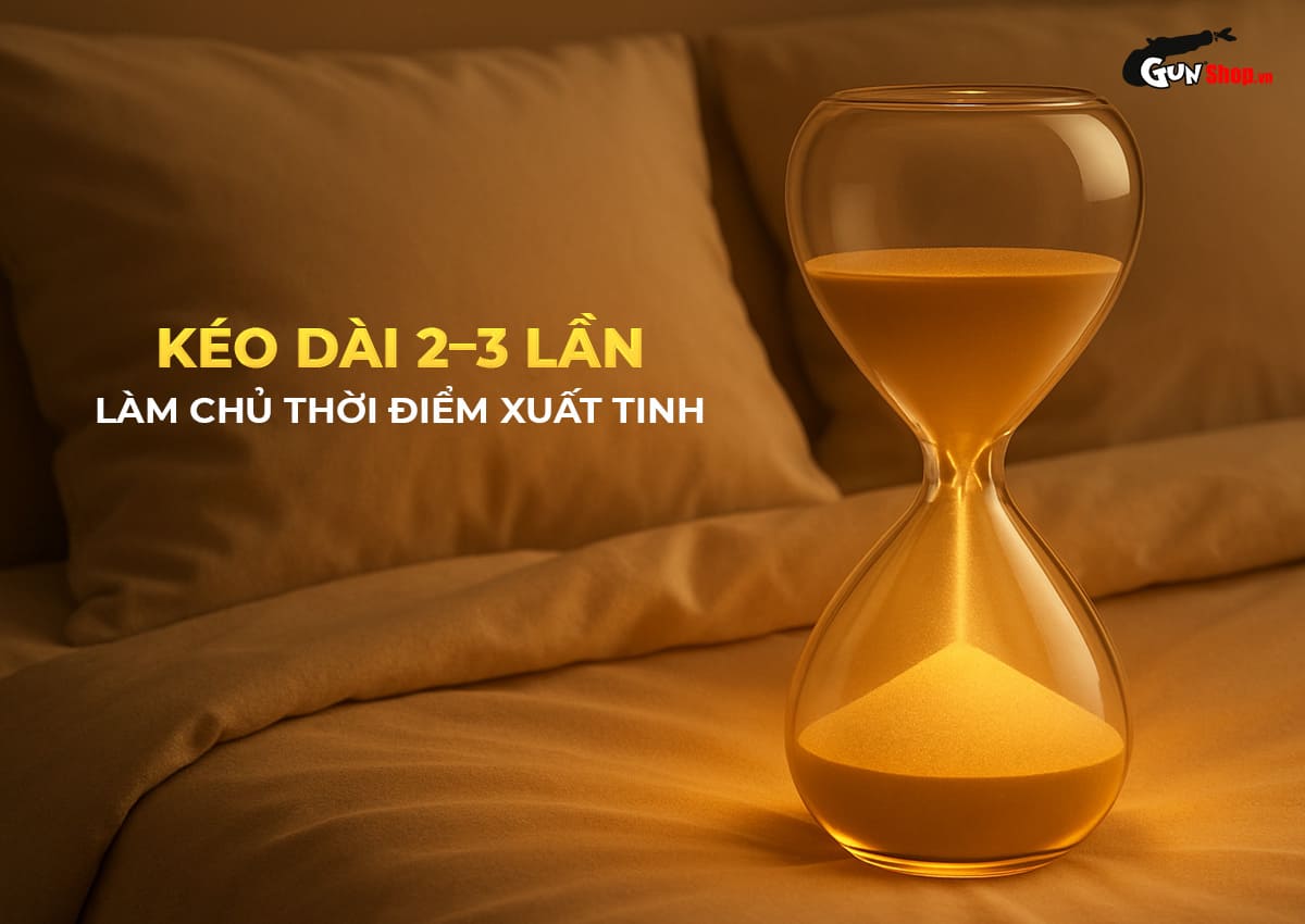 Bao cao su Shell Sensitive Prolong - Hộp 3 cái chính hãng tại Gunshop