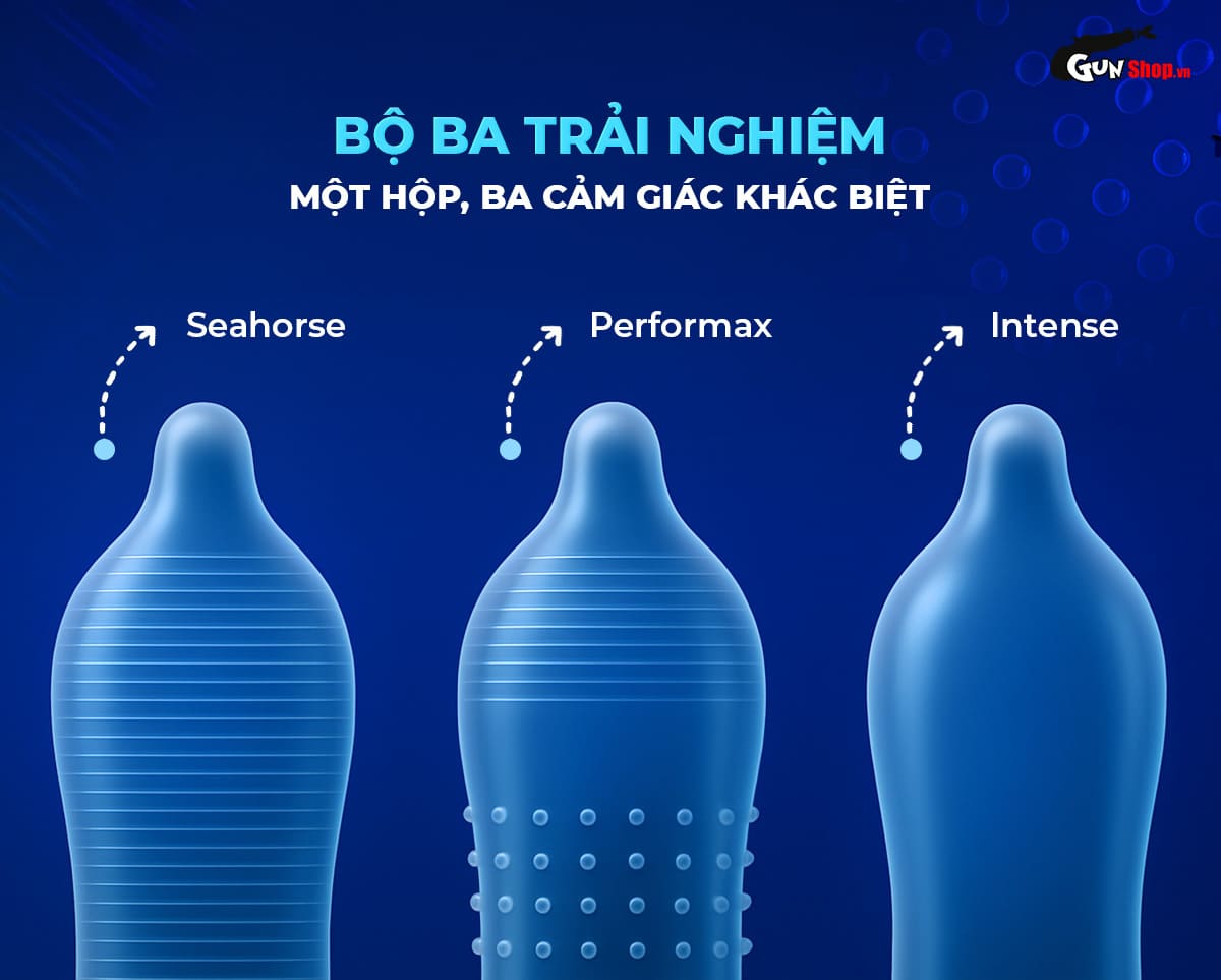 Bao cao su Shell Triple Mix chính hãng tại Gunshop.vn