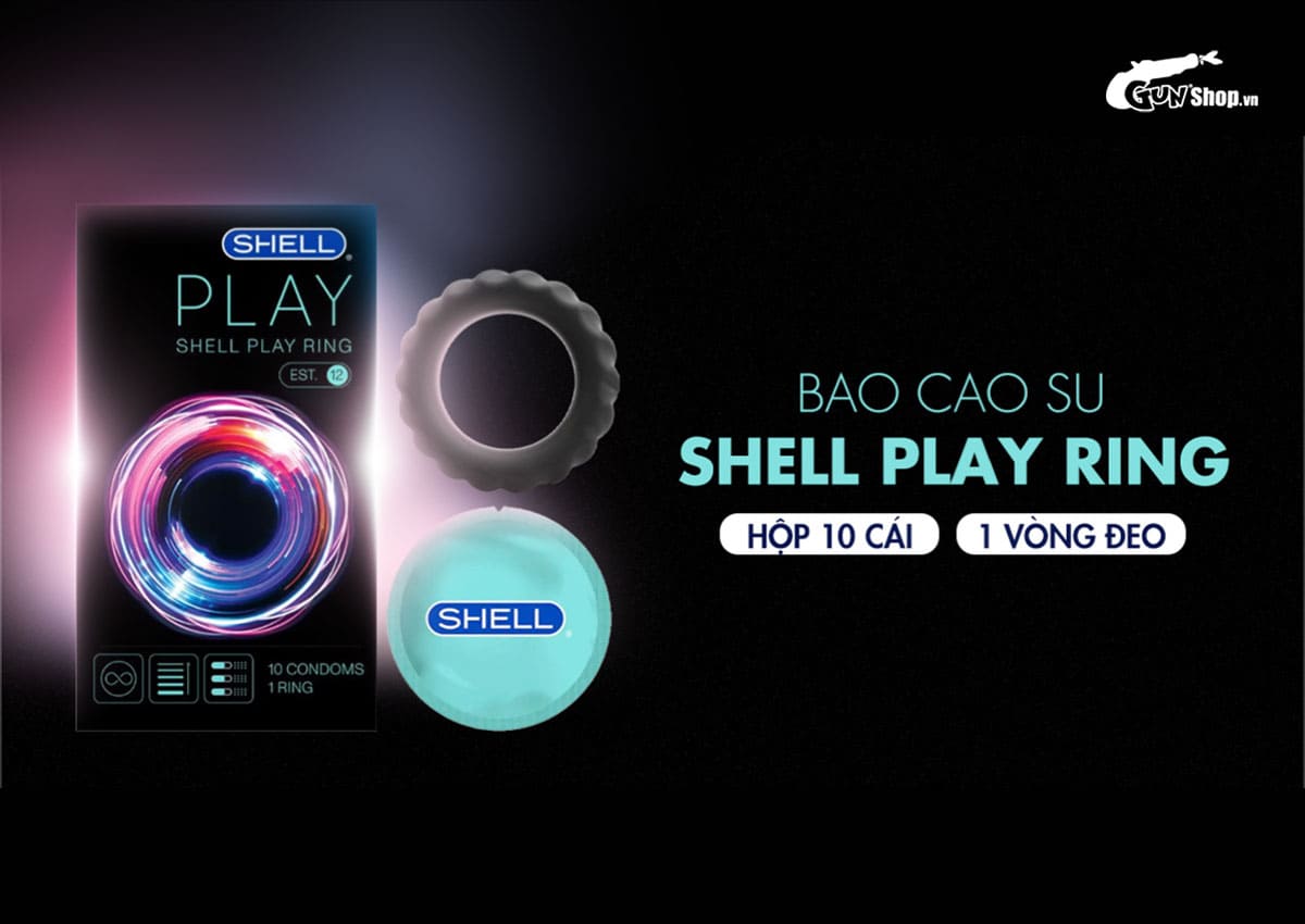 Bao cao su Shell Play Ring chính hãng tại Gunshop