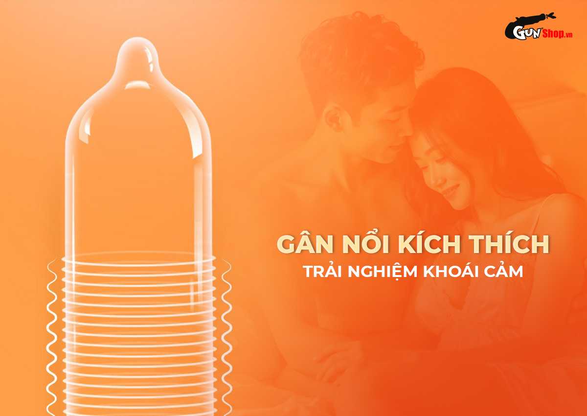 Bao cao su Durex Excita Ribbed chính hãng tại Gunshop