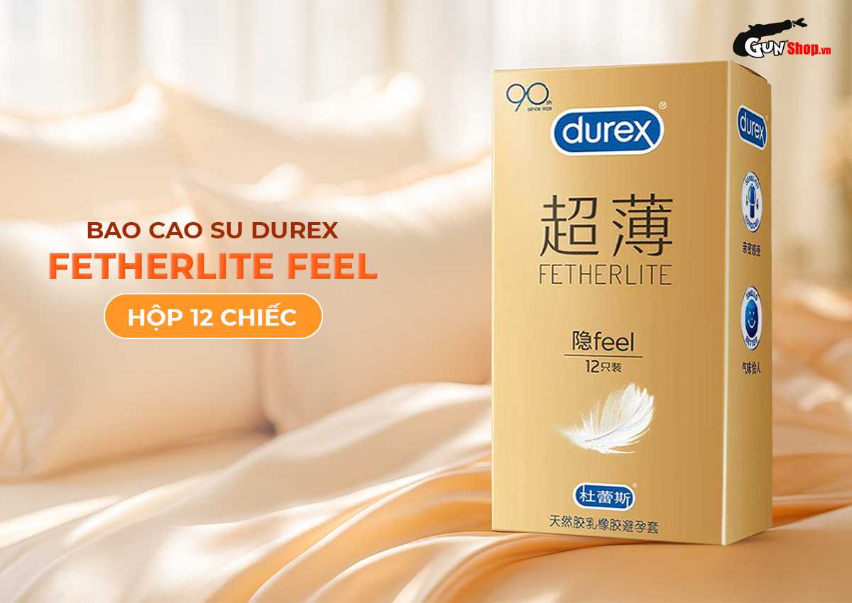 Bao cao su Durex Fetherlite Feel chính hãng tại Gunshop