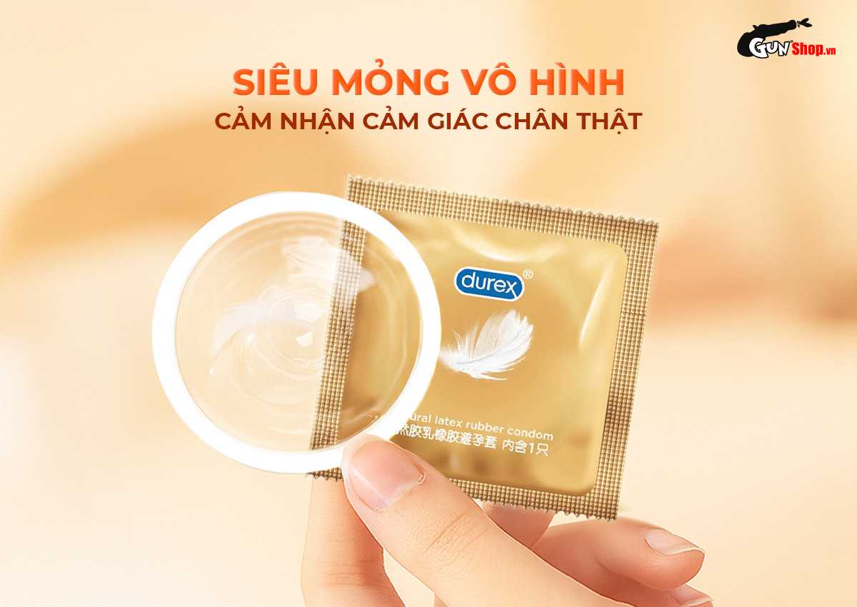 Bao cao su Durex Fetherlite Feel chính hãng tại Gunshop
