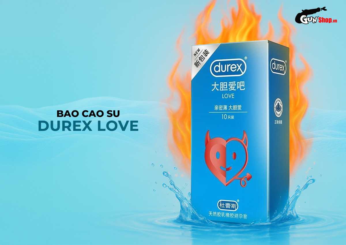 Bao cao su Durex Love chính hãng tại Gunshop