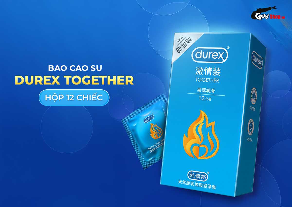 Bao cao su Durex Together chính hãng tại Gunshop
