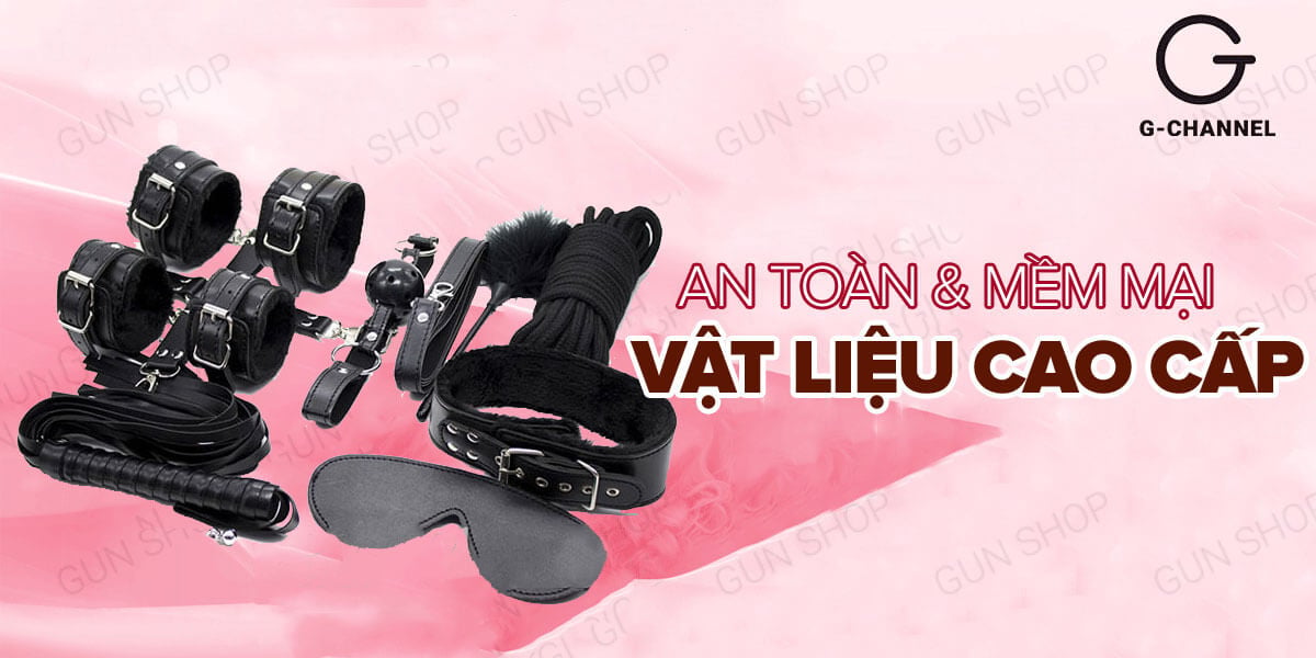 Bộ dụng cụ roi da hỗ trợ tình dục BDSM - Yeain chính hãng cao cấp tại gunshop.vn