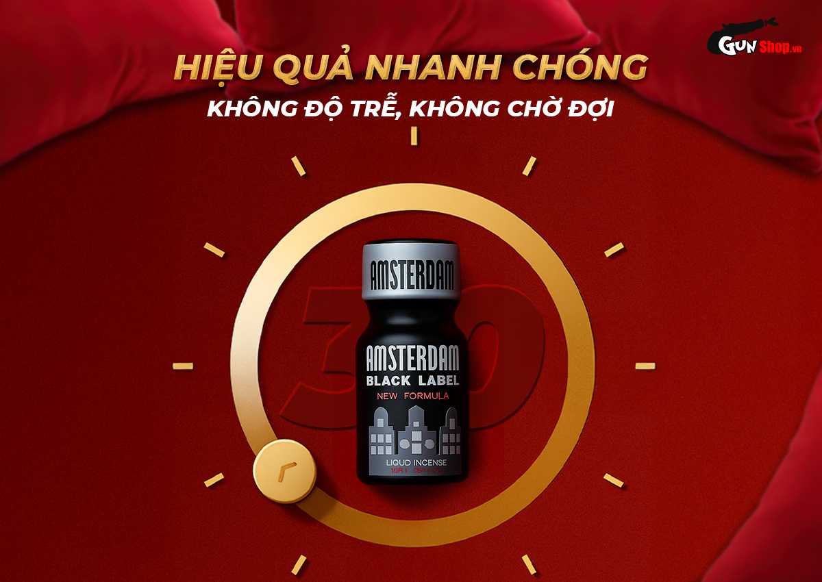 chai hít tăng khoái cảm Popper Amsterdam Grey chính hãng tại Gunshop