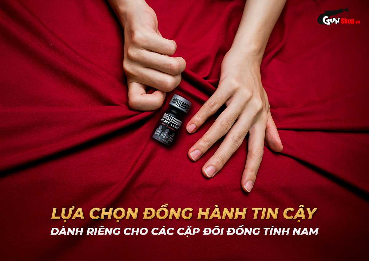 chai hít tăng khoái cảm Popper Amsterdam Grey chính hãng tại Gunshop